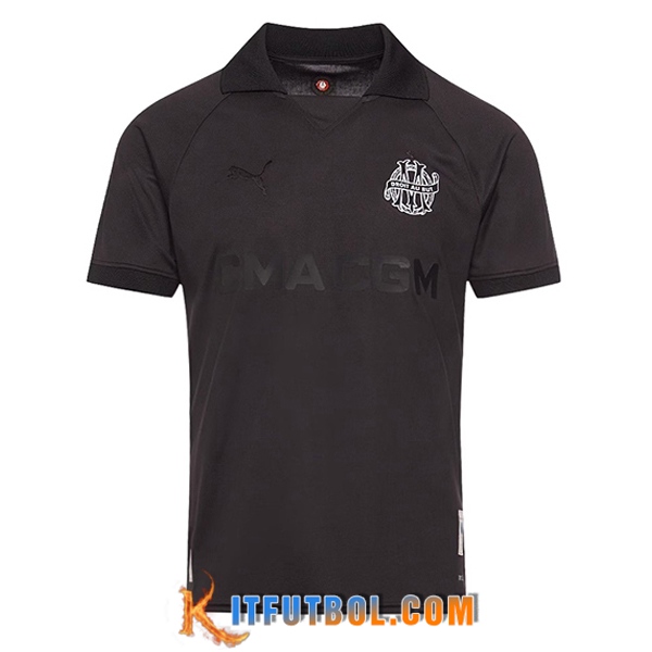 Tienda Nueva Camisetas De Futbol Marsella OM 125th Anniversary Negro